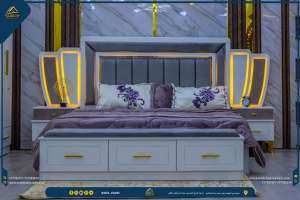 ⁦سرير مقاس 200×180 سم⁩ - الصورة ⁦4⁩