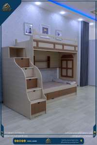 سرير طابقين مقاس 90×190سم