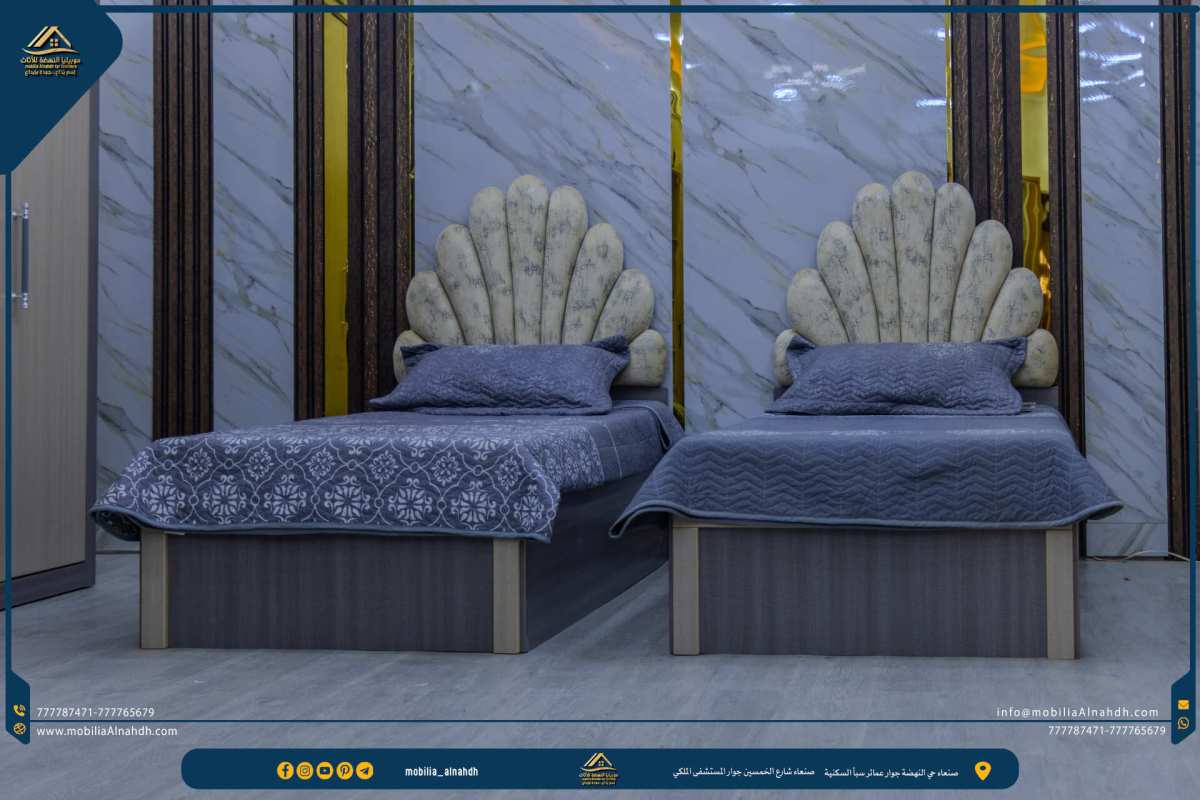 ⁦سرير مقاس 90×190سم⁩ - الصورة ⁦3⁩