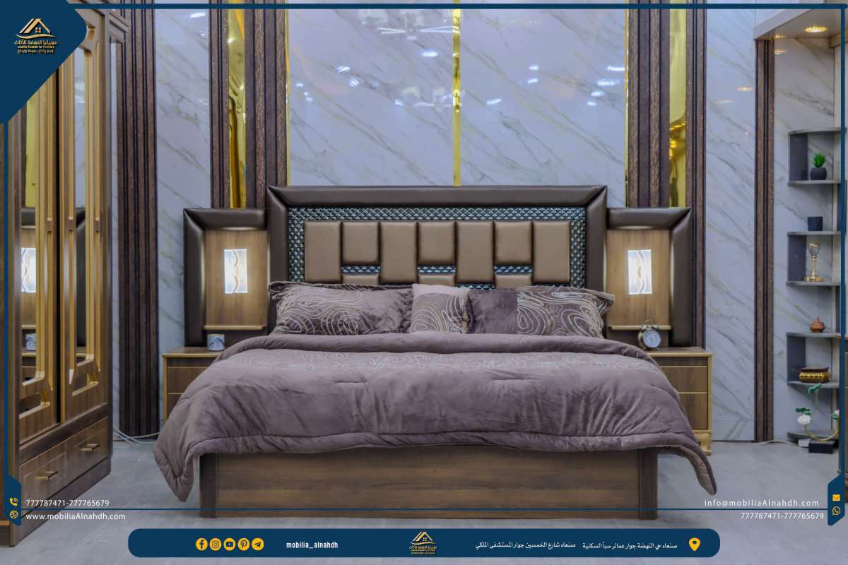 ⁦سرير مقاس 200×180سم⁩ - الصورة ⁦3⁩
