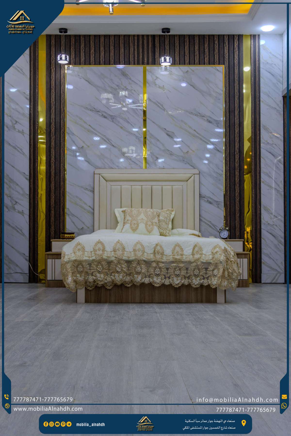 ⁦سرير مقاس 120×190سم⁩ - الصورة ⁦3⁩