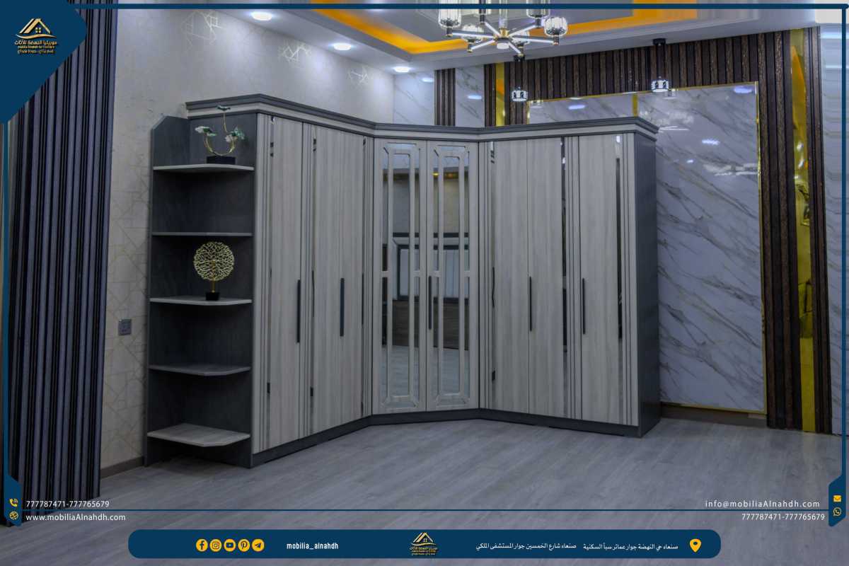 ⁦دولاب زاوية مقاس240×270سم⁩ - الصورة ⁦2⁩